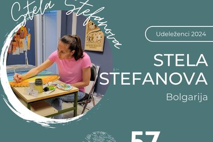 Slikarki Steli Stefanovi priznanje z mednarodne kolonije v Sloveniji